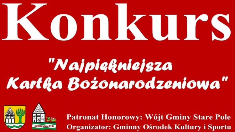 GOKiS Stare Pole ogłasza konkurs na „Najpiękniejszą Kartkę Bożonarodzeniową&#8230;