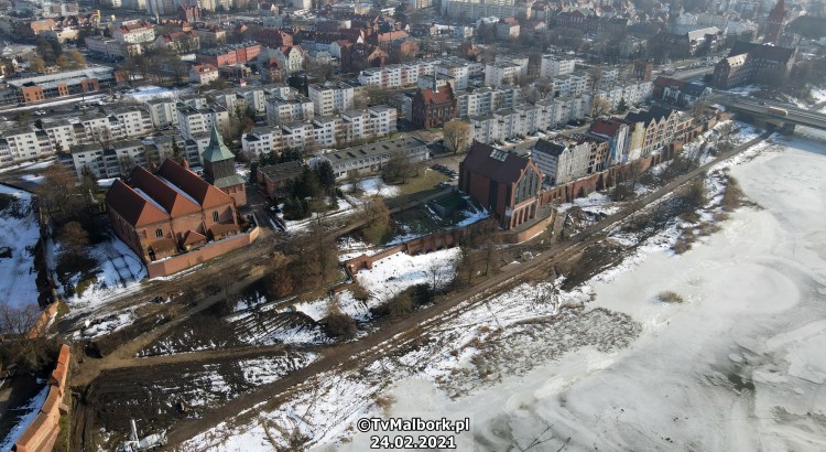 Malbork. Jak wygląda postęp prac przy budowie bulwarów?