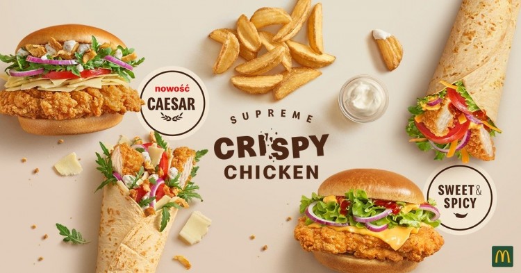 Nowość w McDonald’s®! Do linii Supreme Crispy Chicken dołącza burger&#8230;