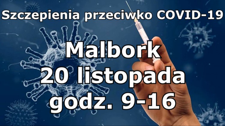 Malbork. Zaszczep się przeciwko COVID-19.