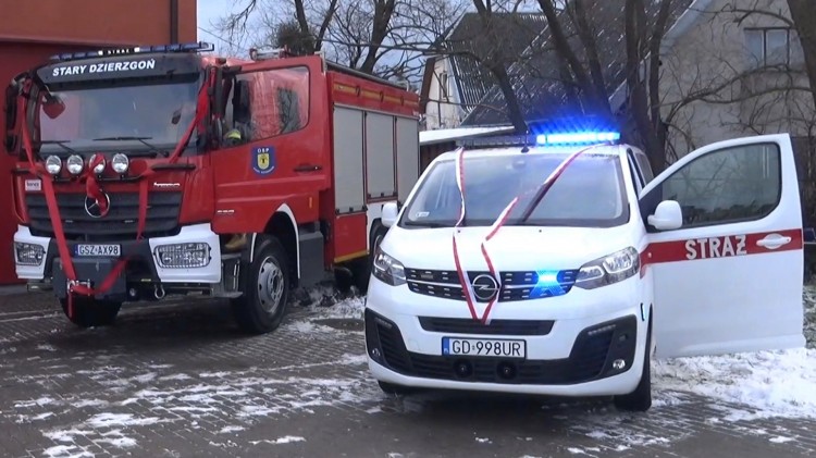 Sztum. Nowe samochody trafiły do strażaków.