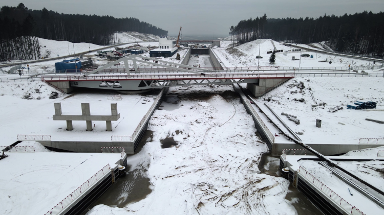 Przekop Mierzei Wiślanej. Zimowy najnowszy film z drona w 4K - grudzień&#8230;
