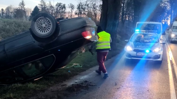 Nie dostosował prędkości i wpadł do rowu - policyjny raport sztumskich&#8230;