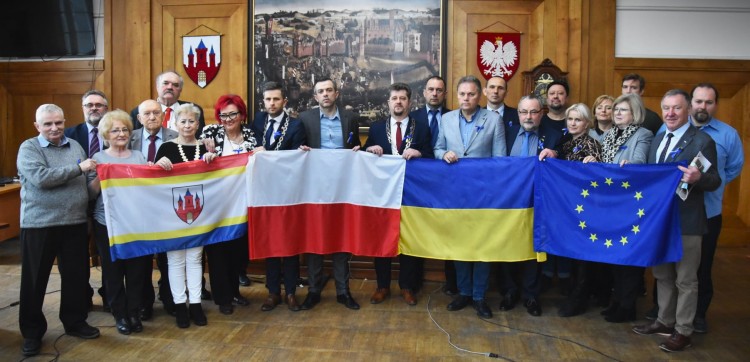 Malbork. Rada i Burmistrz solidarni z Ukrainą