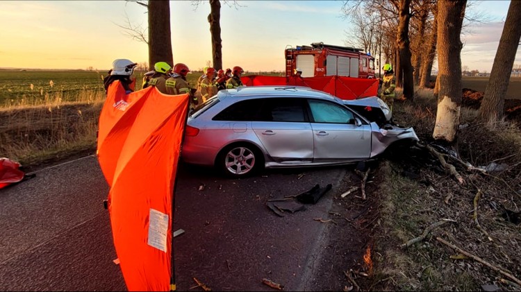 Śmiertelny wypadek między Szymankowem a Gnojewem. Nie żyje kierowca&#8230;