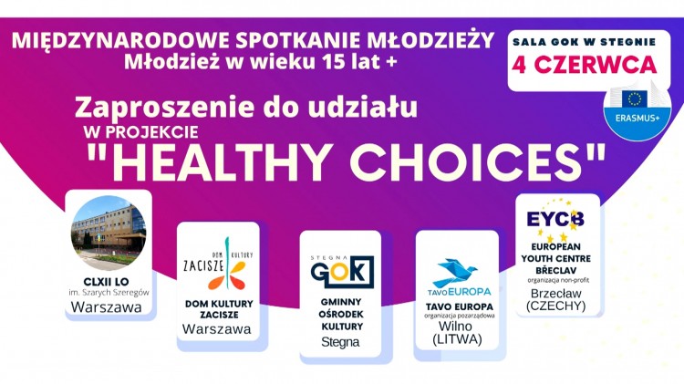 Stegna zaprasza na międzykulturowe wydarzenie Healthy Choices.