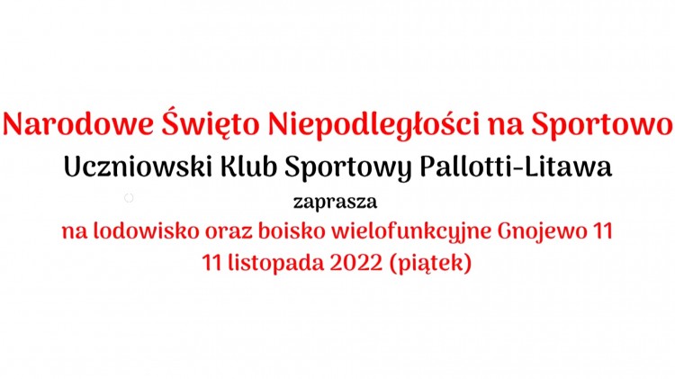 Gmina Miłoradz. Święto Niepodległości na sportowo. Szczegóły na&#8230;