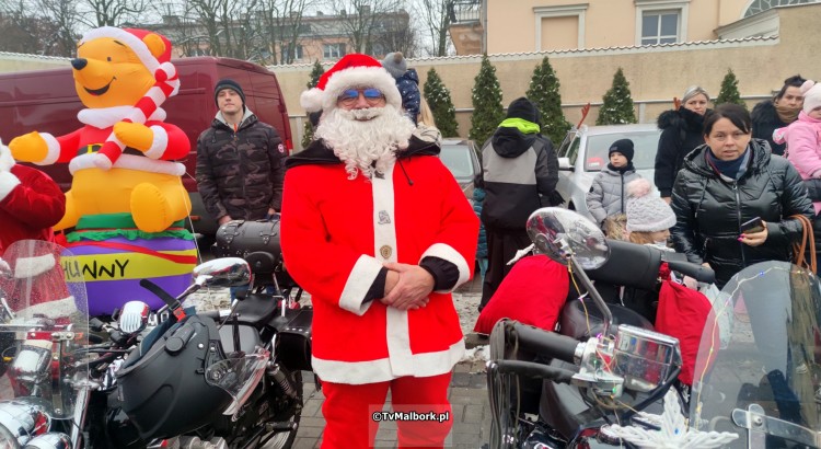 Malbork. Mikołaje na Motocyklach odwiedziły grzeczne dzieci - 04.12.2022&#8230;