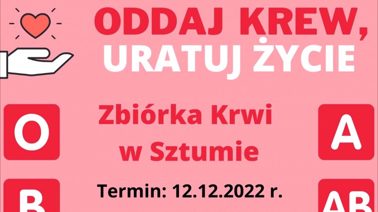 Sztum. Oddaj krew, uratuj życie – w poniedziałek przyjedzie krwiobus.