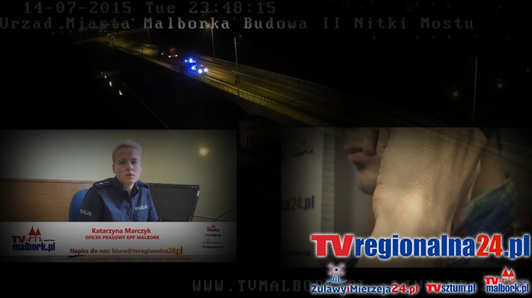 MALBORK: KOBIETA CHCIAŁA SKOCZYĆ Z MOSTU. URATOWALI JĄ ŚWIADKOWIE&#8230;