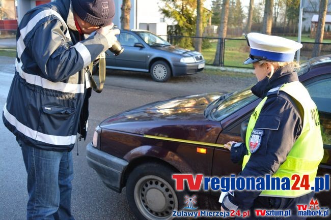 Ostaszewo. Samochód potrącił pieszego - 2.12.2015  