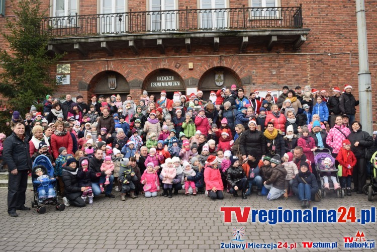 Mikołaje na Motorach, odwiedzili Nowy Dwór Gdański - 5.12.2015