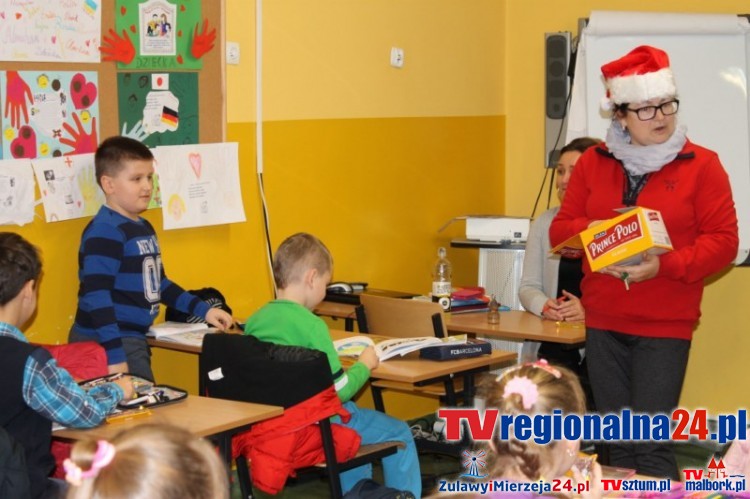 Mikołaj odwiedził 6 grudnia szkołę podstawową nr 1 w Nowym Dworze&#8230;