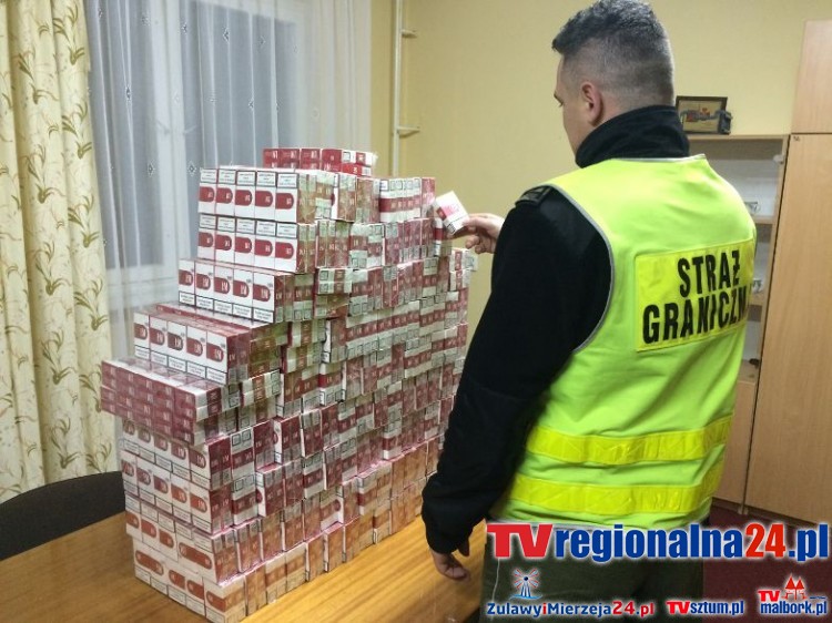 Nielegalne papierosy skonfiskowała Straż Graniczna - 30.12.2015