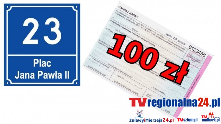 Dzierzgoń: 100 zł mandatu za brak numeru porządkowego na budynku –&#8230;