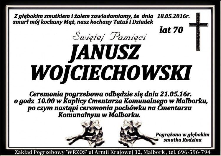 Zmarł Janusz Wojciechowski. Żył 70 lat