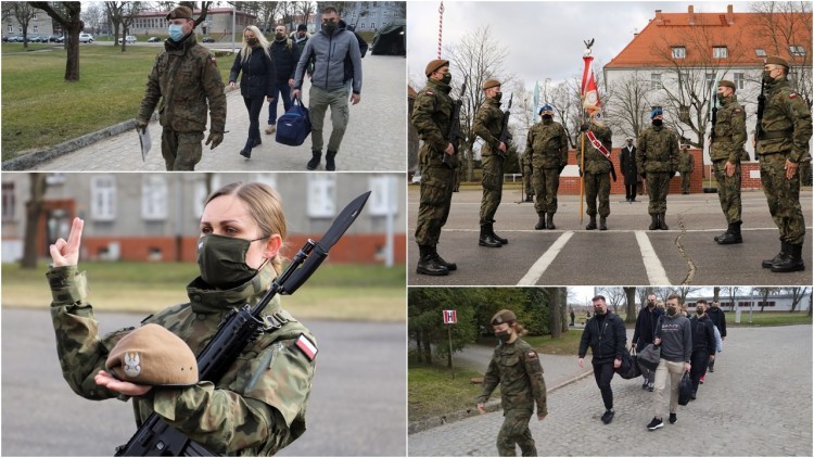 Malbork. Kolejni ochotnicy założyli mundur 7 Pomorskiej Brygady Obrony Terytorialnej.