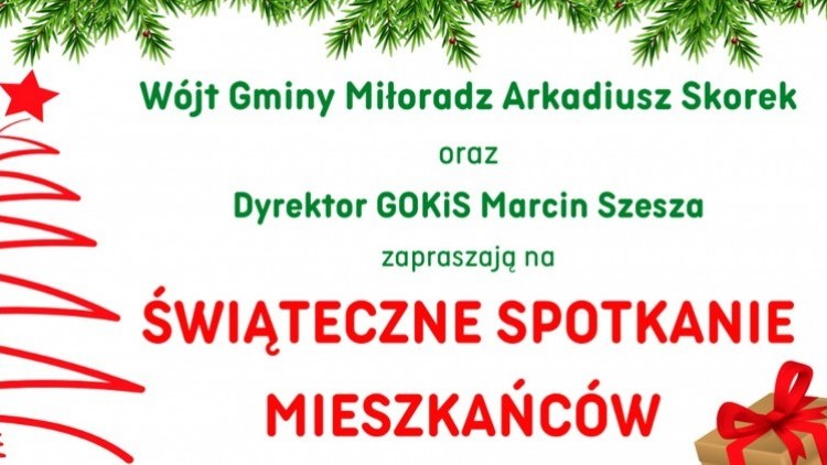 Gmina Miłoradz. Zmiana godziny Świątecznego Spotkania Mieszkańców. Szczegóły w artykule