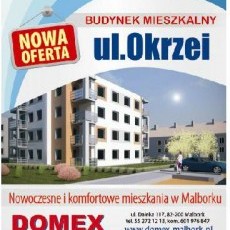 Logo: DOMEX Mieszkania - Tworzymy przestrzeń Twoich marzeń! - +48 55 272-12-13