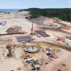 Potęp prac przy budowie drogi wodnej łączącej Zalew Wiślany z Zatoką&#8230;