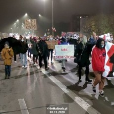 Strajk kobiet w Malborku. Marta Lempart wsparła malborski strajk i zaprezentowała…