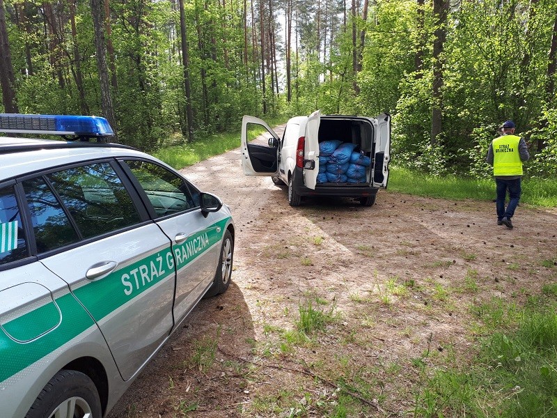 Straż Graniczna. Nielegalne wyroby akcyzowe o wartości ponad 14 mln zł.