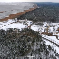 Przekop Mierzei Wiślanej. Spektakularne Zimowe Ujęcia z Drona! Styczeń…