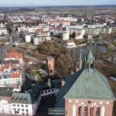 120 metrów nad Braniewem. Pierwsza stolica Warmii z lotu ptaka - marzec…