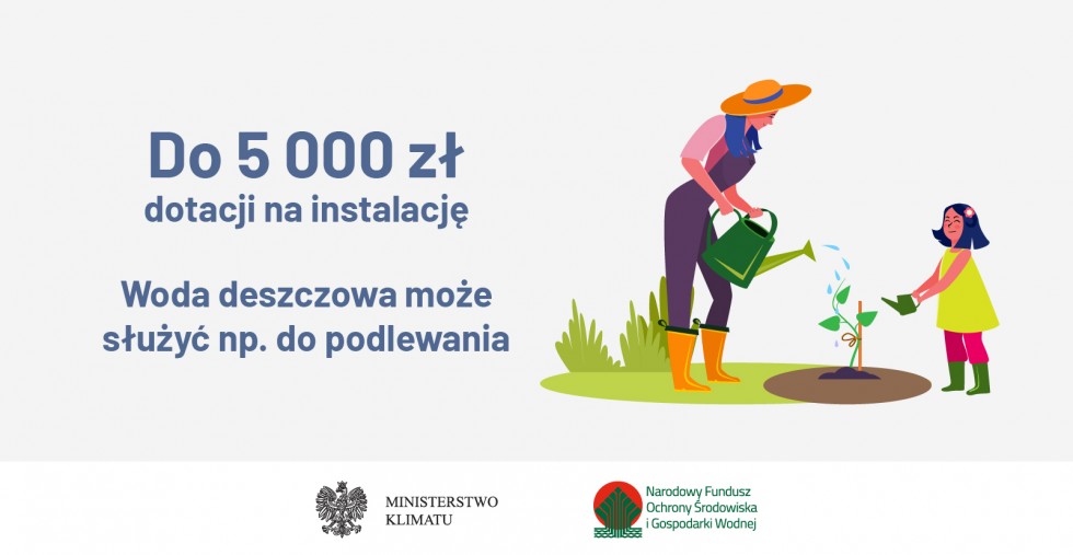 Kolejne pieniądze na oszczędzanie wody w województwie pomorskim. Ponownie ruszył program „Moja Woda”.