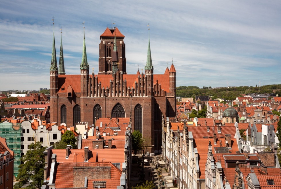 Malbork. Lokalna firma wyróżniona za renowację dachu Bazyliki Mariackiej w Gdańsku.