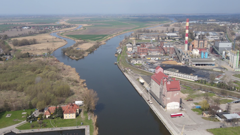 Port Morski w Elblągu z drona - Przekop Mierzei Wiślanej