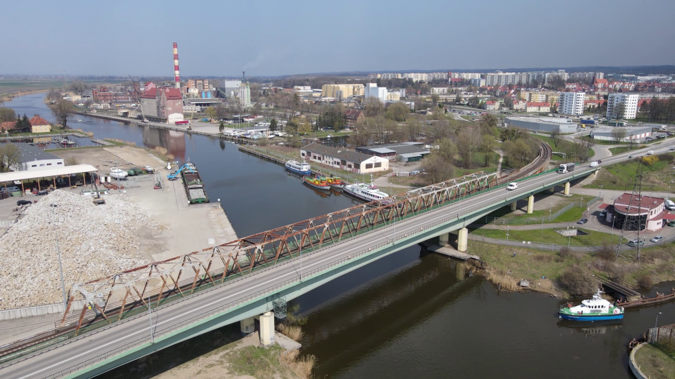Port Morski w Elblągu z drona - Przekop Mierzei Wiślanej