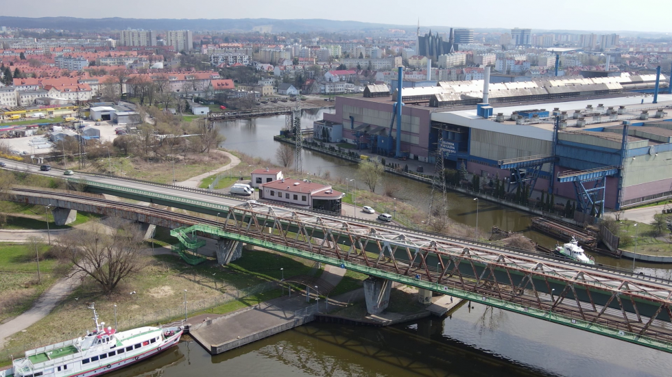 Port Morski w Elblągu z drona - Przekop Mierzei Wiślanej