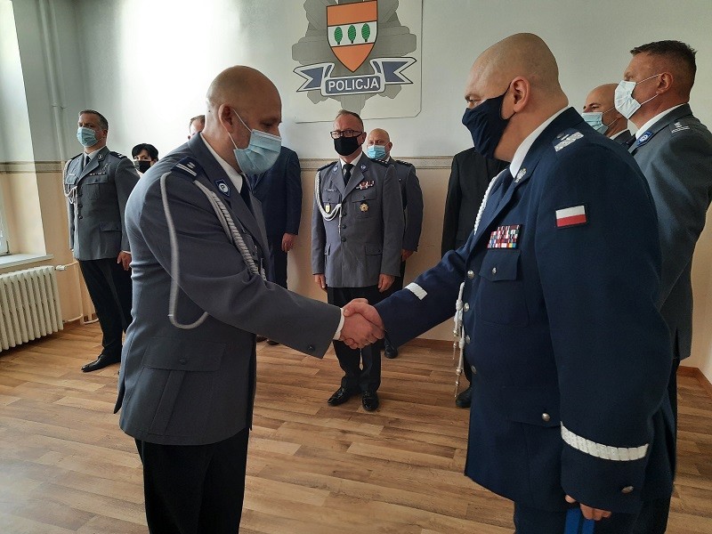 Sztum. Zmiana warty w policji -  Komendant insp. Tomasz Czaja odszedł na emeryturę.