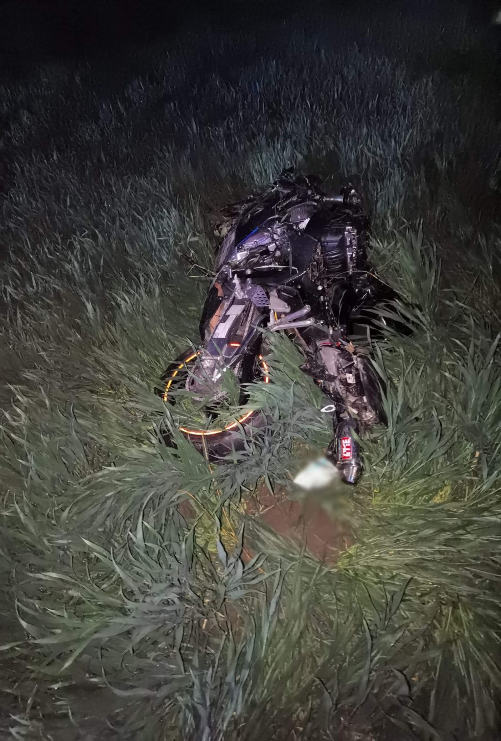 Nowy Dwór Gdański. Śmiertelny wypadek motocyklisty.