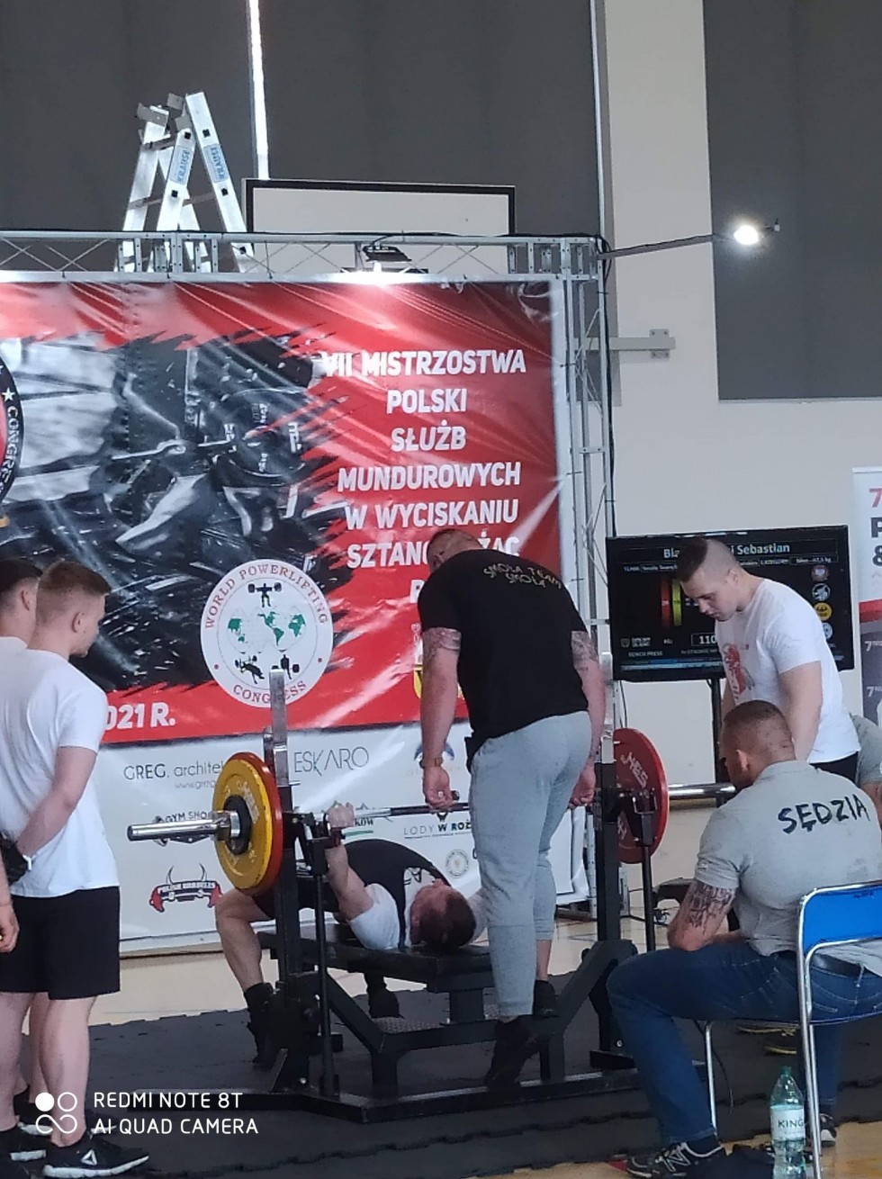 Nowy Dwór Gdański. Sukces policjantów na Mistrzostwach Polski Służb Mundurowych i Zawodowców w Wyciskaniu Sztangi Leżąc.