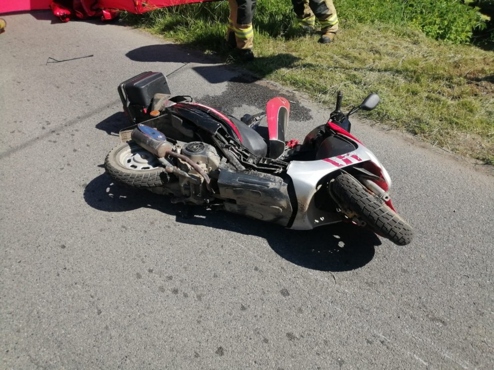Śmierć motorowerzysty w Sztutowie  – raport nowodworskich służb mundurowych.