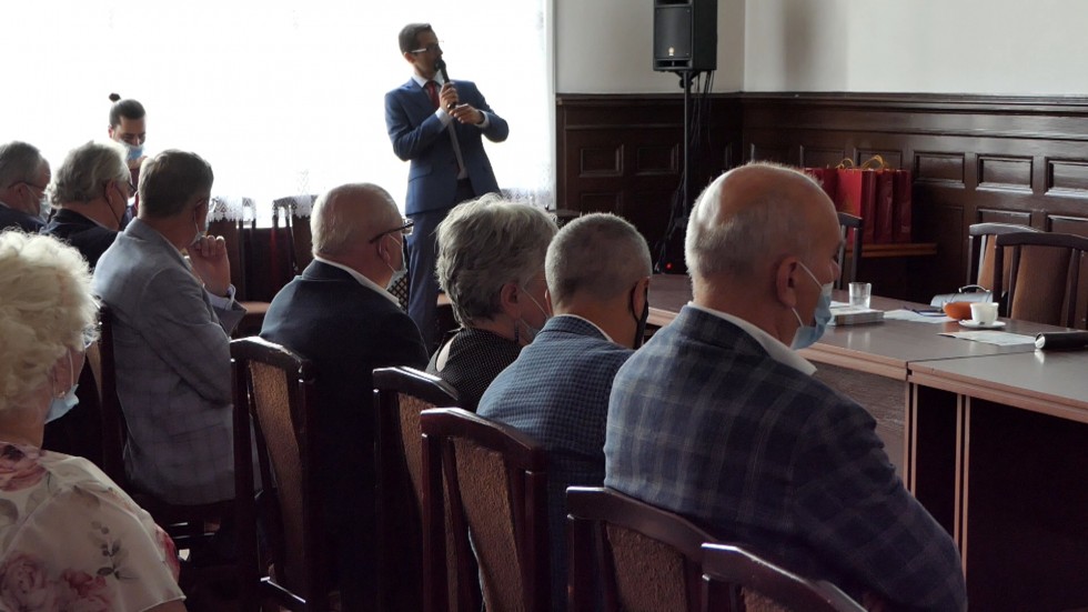 Malbork. Przyszłość Pomorza – konferencja prasowa posłów i senatorów KO.