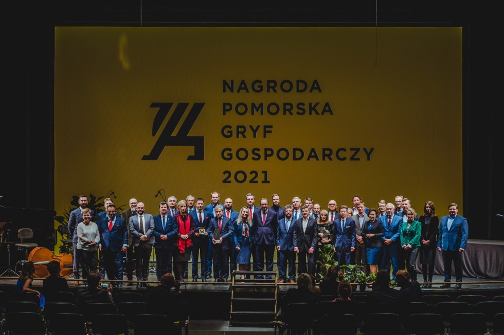 Gala Pomorskiej Nagrody Gryf Gospodarczy 2021. Malborskie Światłowody wyróżnione w kategorii Lider Inwestycji.