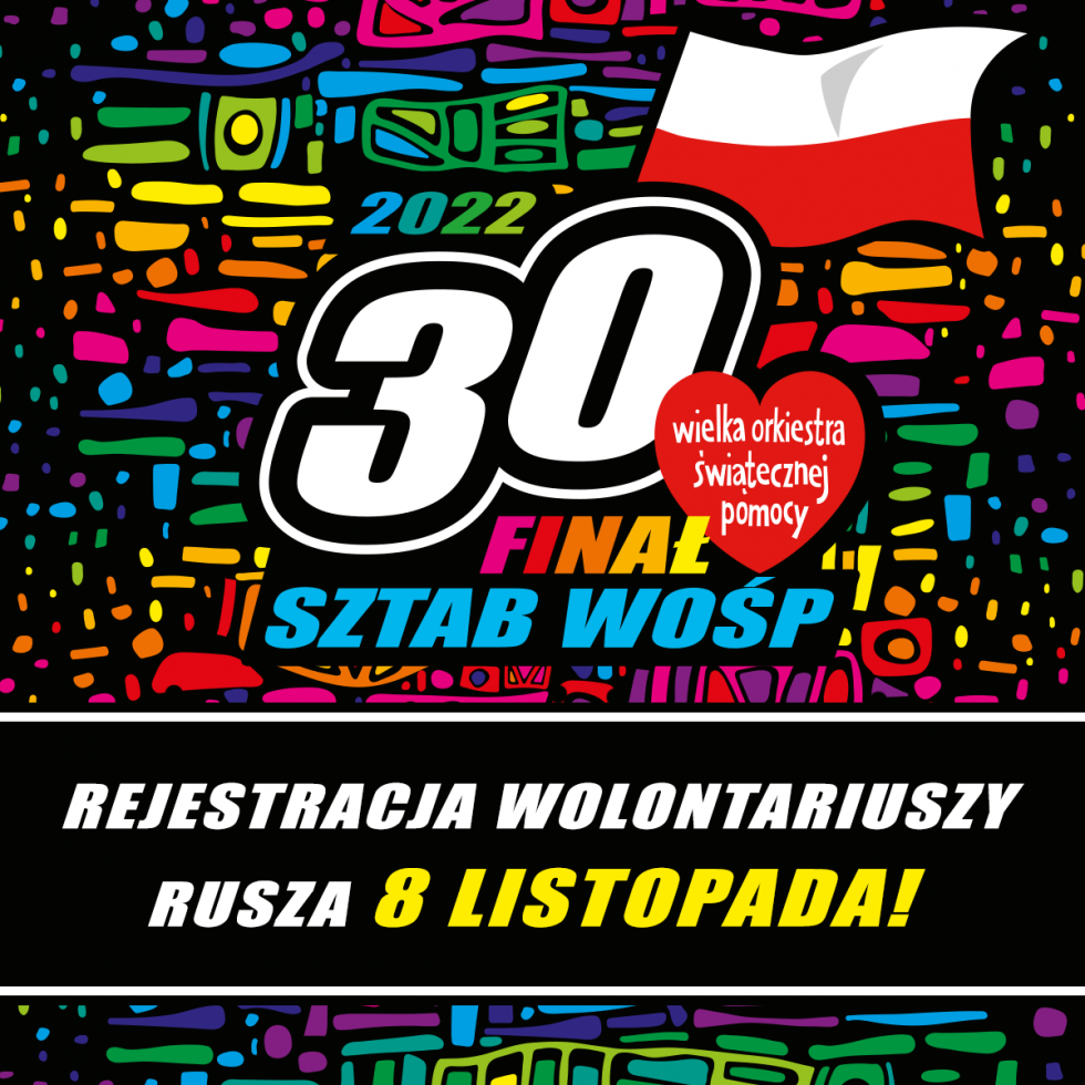 Nowy Staw. Zostań wolontariuszem 30. Finału WOŚP – wkrótce rusza rejestracja.
