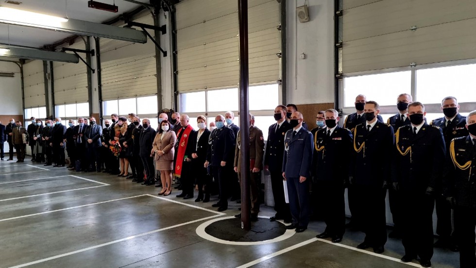 Malbork. Straż Pożarna pożegnała swojego komendanta - bryg. Mariusz Dzieciątek odszedł na emeryturę.