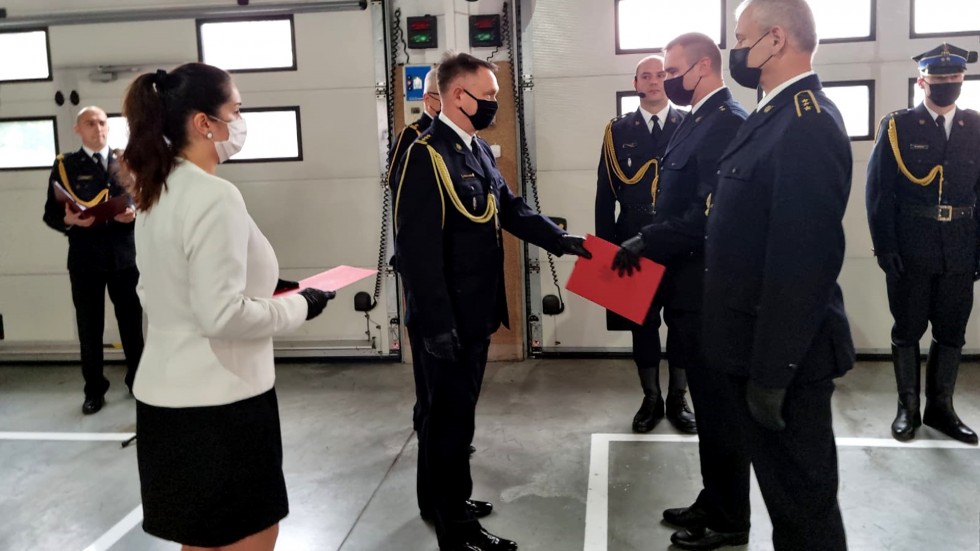Malbork. Straż Pożarna pożegnała swojego komendanta - bryg. Mariusz Dzieciątek odszedł na emeryturę.
