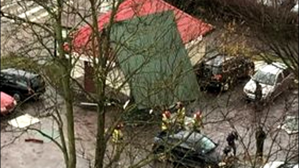 Malbork. Od wczoraj tylko kilka interwencji strażaków związanych z usuwaniem skutków silnego wiatru.