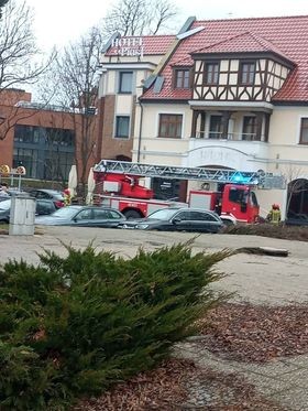Malbork. Od wczoraj tylko kilka interwencji strażaków związanych z usuwaniem skutków silnego wiatru.