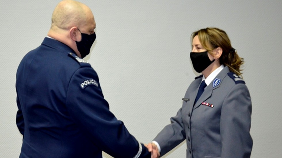 Nowy Dwór Gdański. Po 30 latach służby na emeryturę odeszła mł. insp. Grażyna Szulewska – Stahn.
