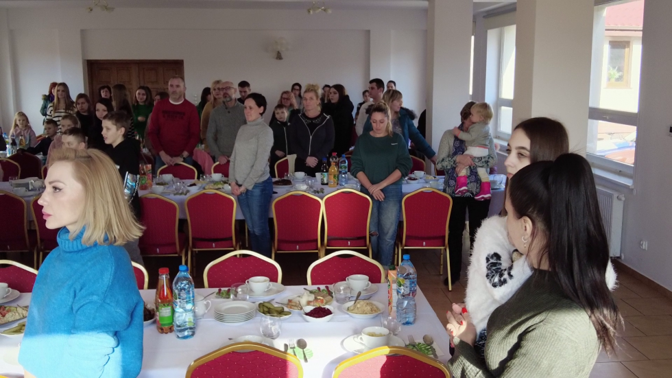 Sztum. Powitalny obiad dla uchodźców z Ukrainy -05.03.2022