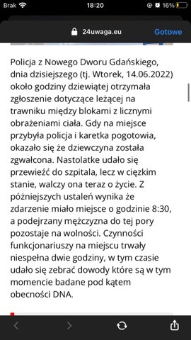Nowy Dwór Gdański. Informacja o napadzie na dziewczynkę to fake news!