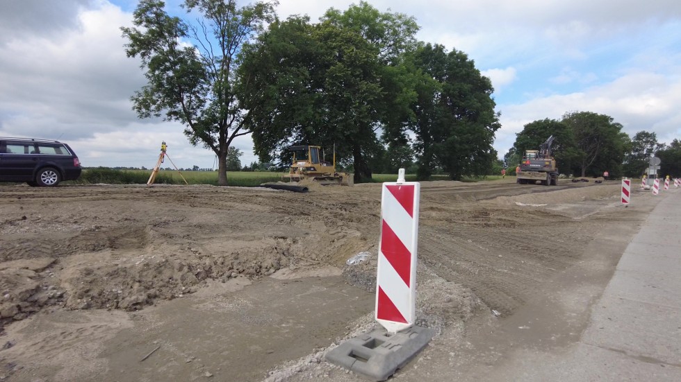 Malbork-Cisy. Przebudowa drogi krajowej nr 22 - zobacz postęp prac [wideo]