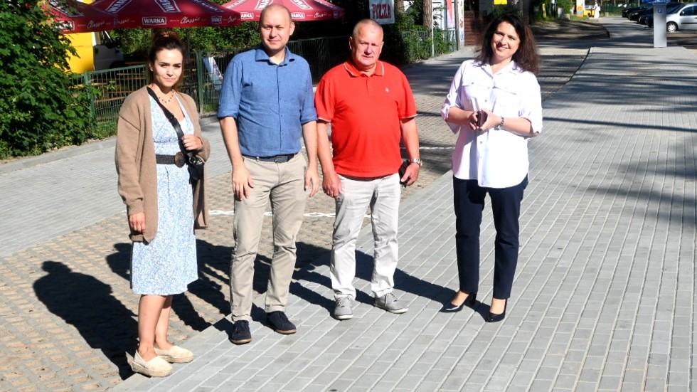 Stegna. Nowe zatoki parkingowe na ul. Morskiej.