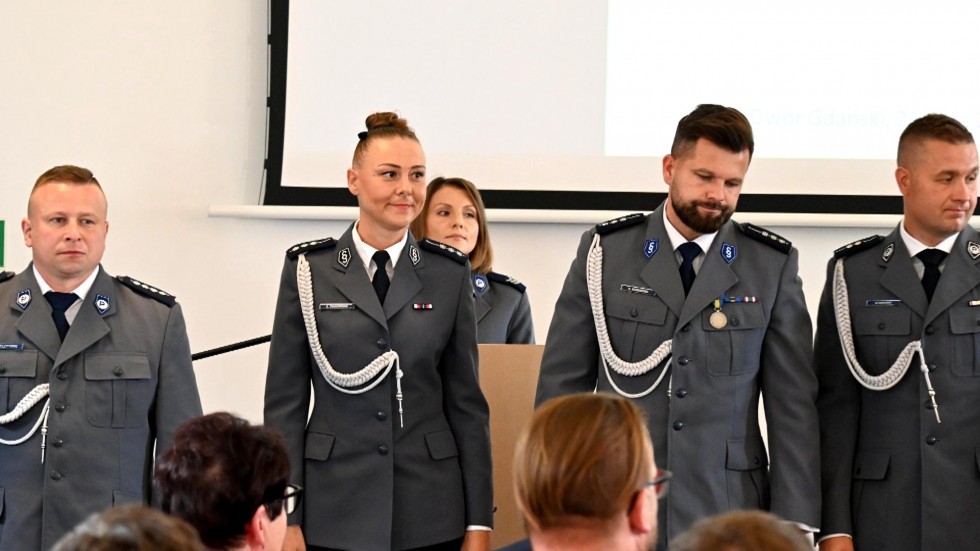 Nowy Dwór Gdański. Powiatowe obchody Święta Policji.